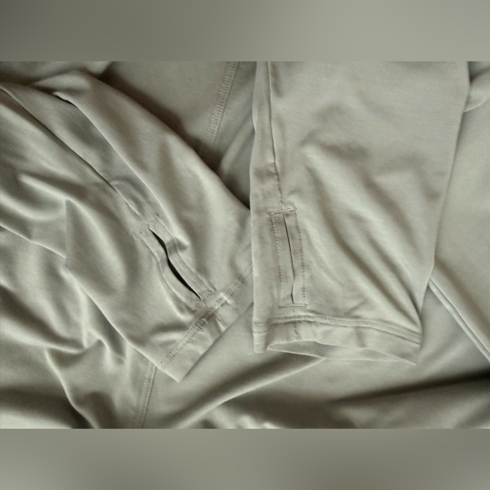 Lululemon Modal Relaxed-Fit Lounge Long-Sleeve Shirt Jade Grey - Picture 5 of 7